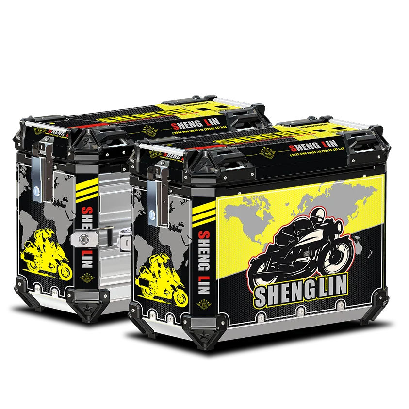 New Exhaust Pipe Avoiding Design Aluminum Tail Box for Motorcycle Like BMW Honda Suzuki