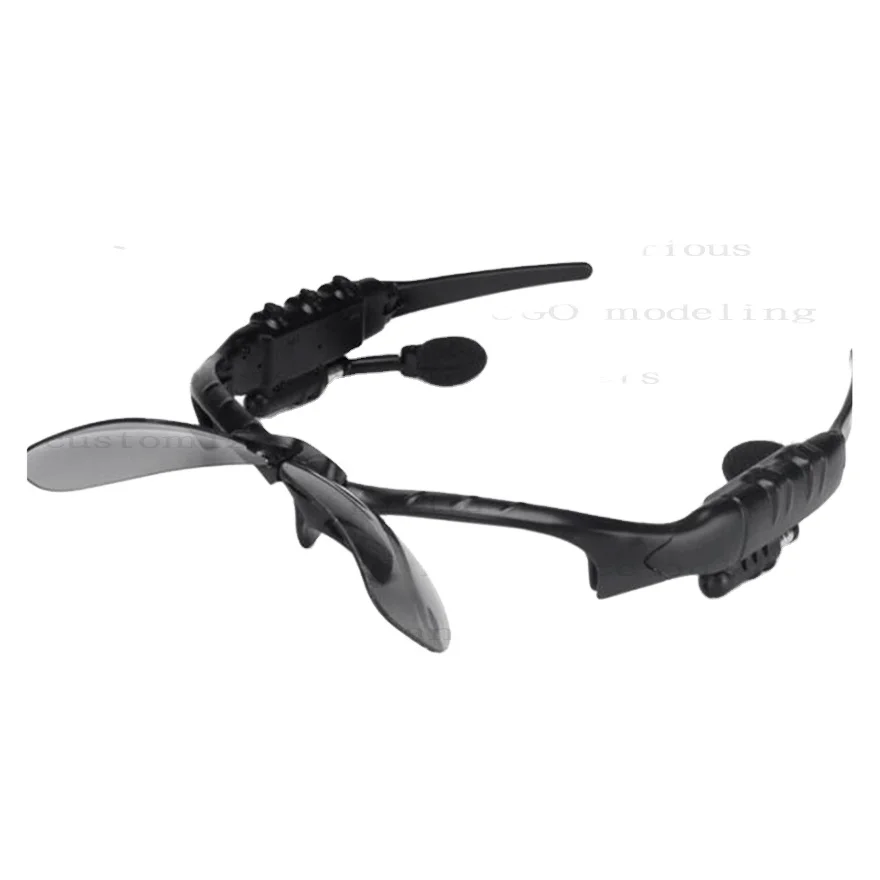 NEW Custom Hot sale Smart portable Wireless microphone sports cycling sunglasses riding earphone