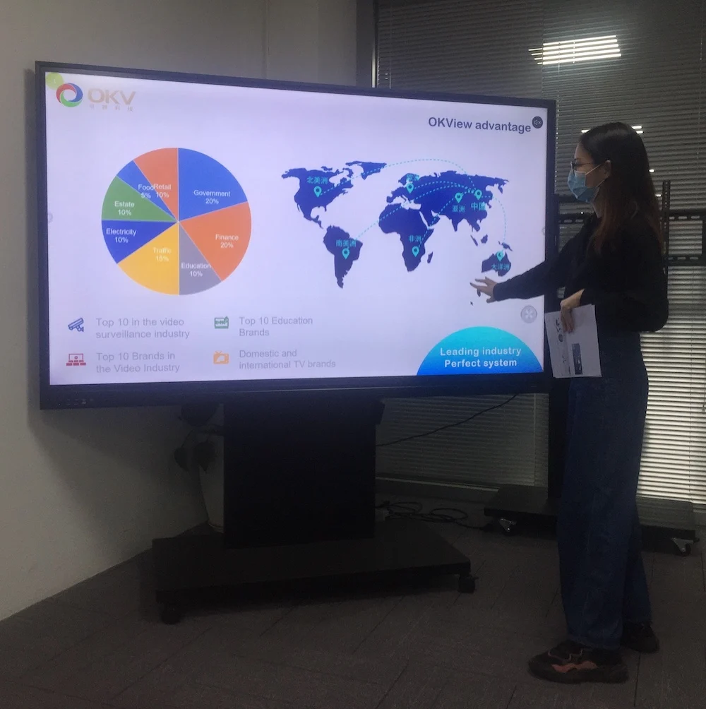 98 100 110 Inch Touchable Led Large Interactive Flat Panel 100Inch Smart Touch Display Whiteboard Board Screen