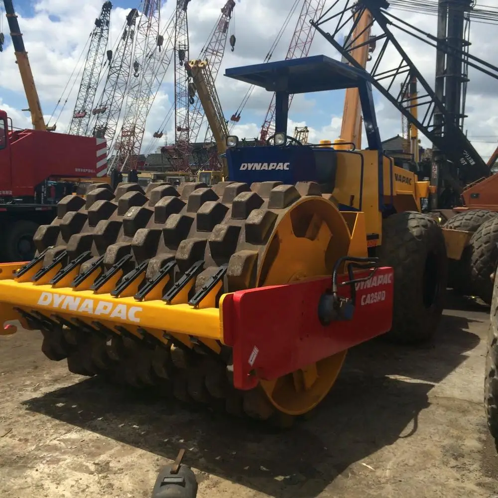 strong used Dynapac CA25PD road roller Single Drum Roller for road machinery