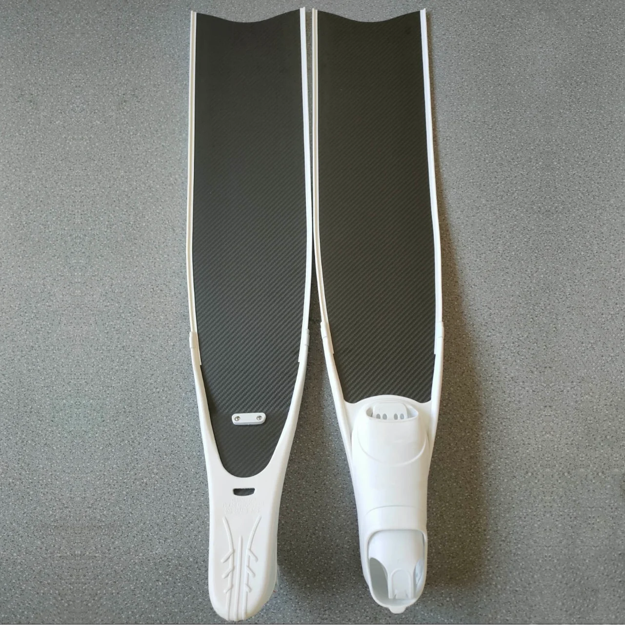 KUBO custom Pure Carbon Fiber Long spearfishing blade freediving Tech Diving Fins lifesaving Speed swimming fins