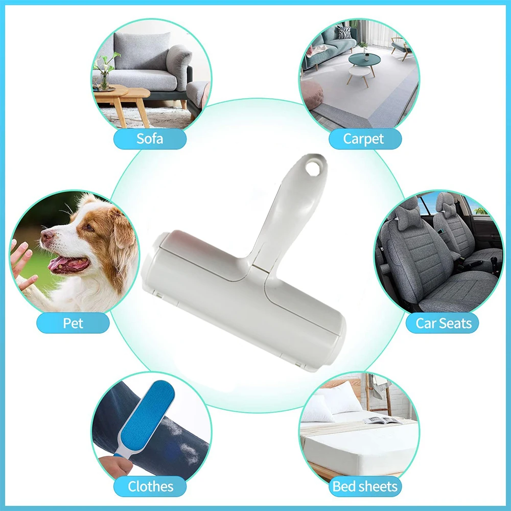 Pet Hair Remover Lint Dog Brush Comb Self Cleaning Furniture Sofa Manufacturer Custom Logo Roller