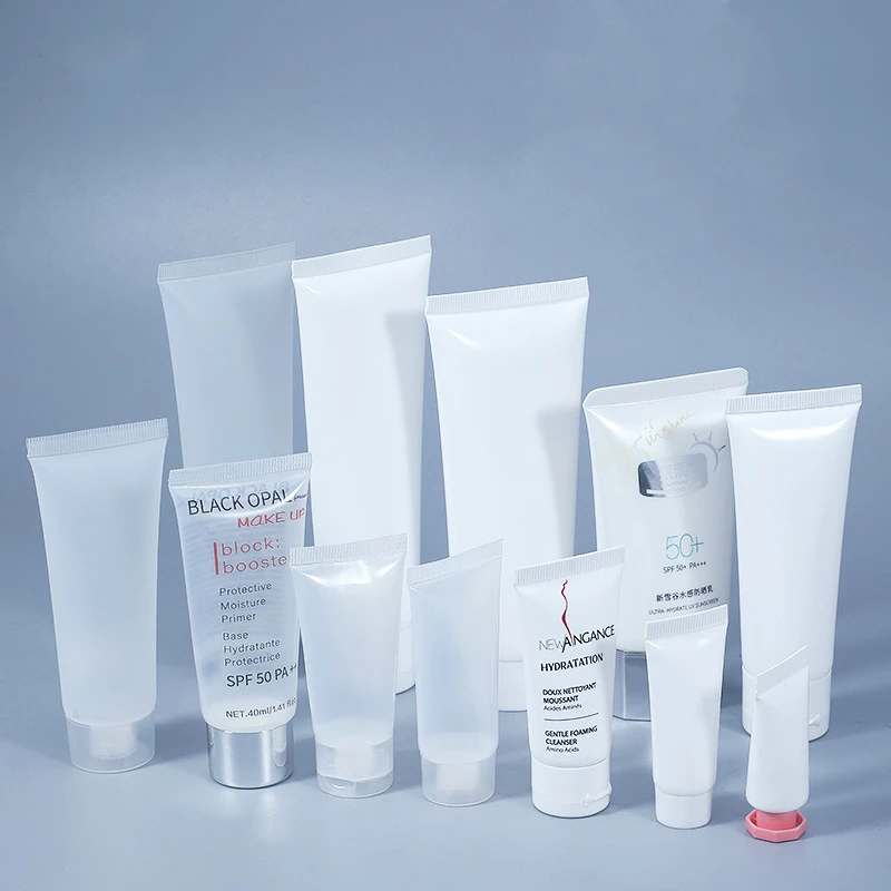 Custom 4 oz Plastic Soft Squeeze Tubes for Cosmetic Cream Lotion Shampoo 100ml 120ml Travel Sunscreen Tube Packaging