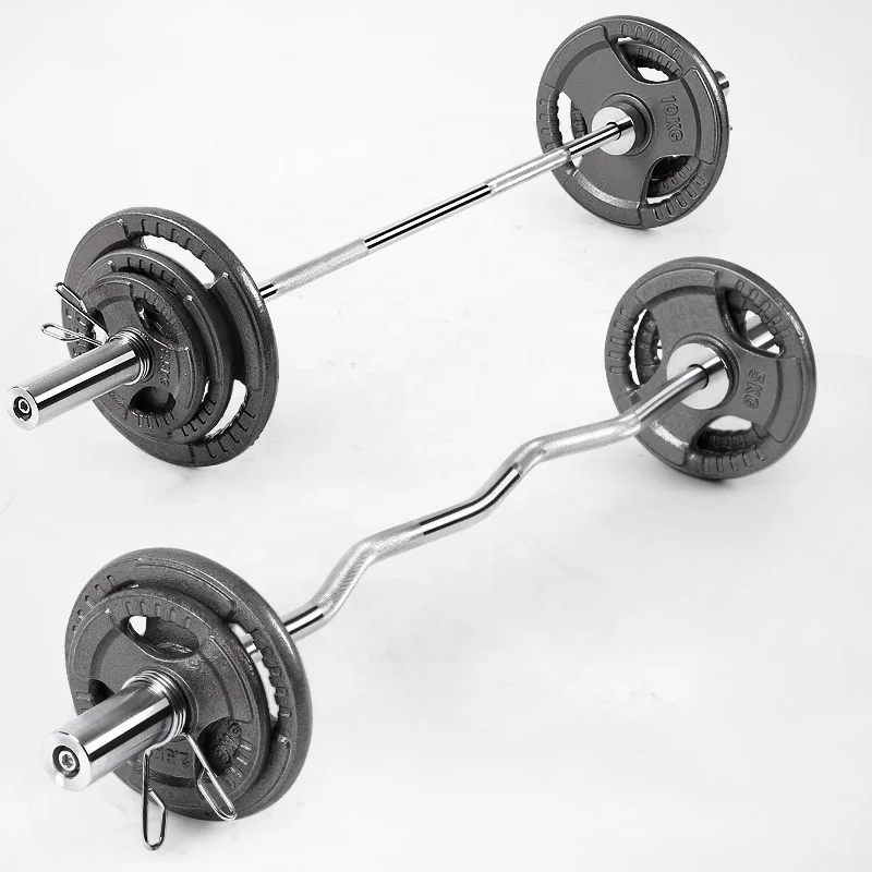 
2020 Hot GYM Fitness Equipment Home Weightlifting Adjustable Weights dumbbell barbell set 