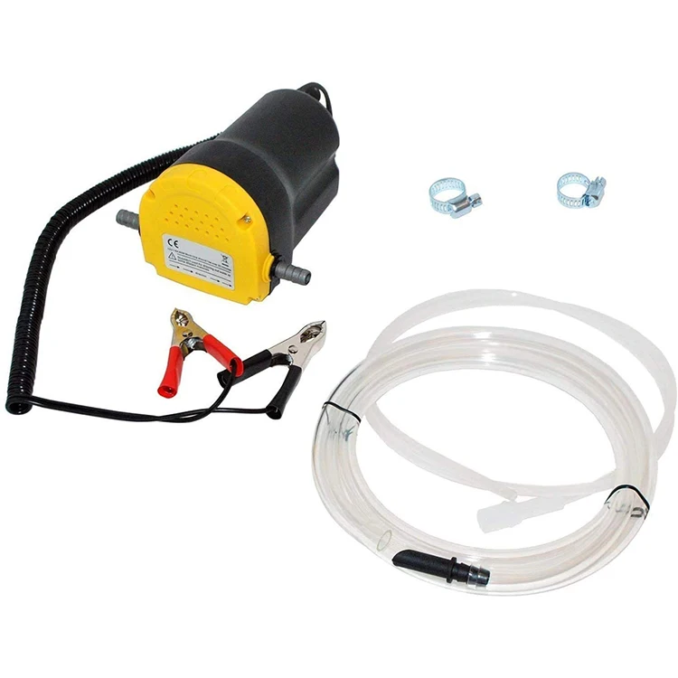 12V 60W Oil Change Pump Extractor, Oil/Diesel Fluid Pump Extractor Scavenge Oil Change Pump