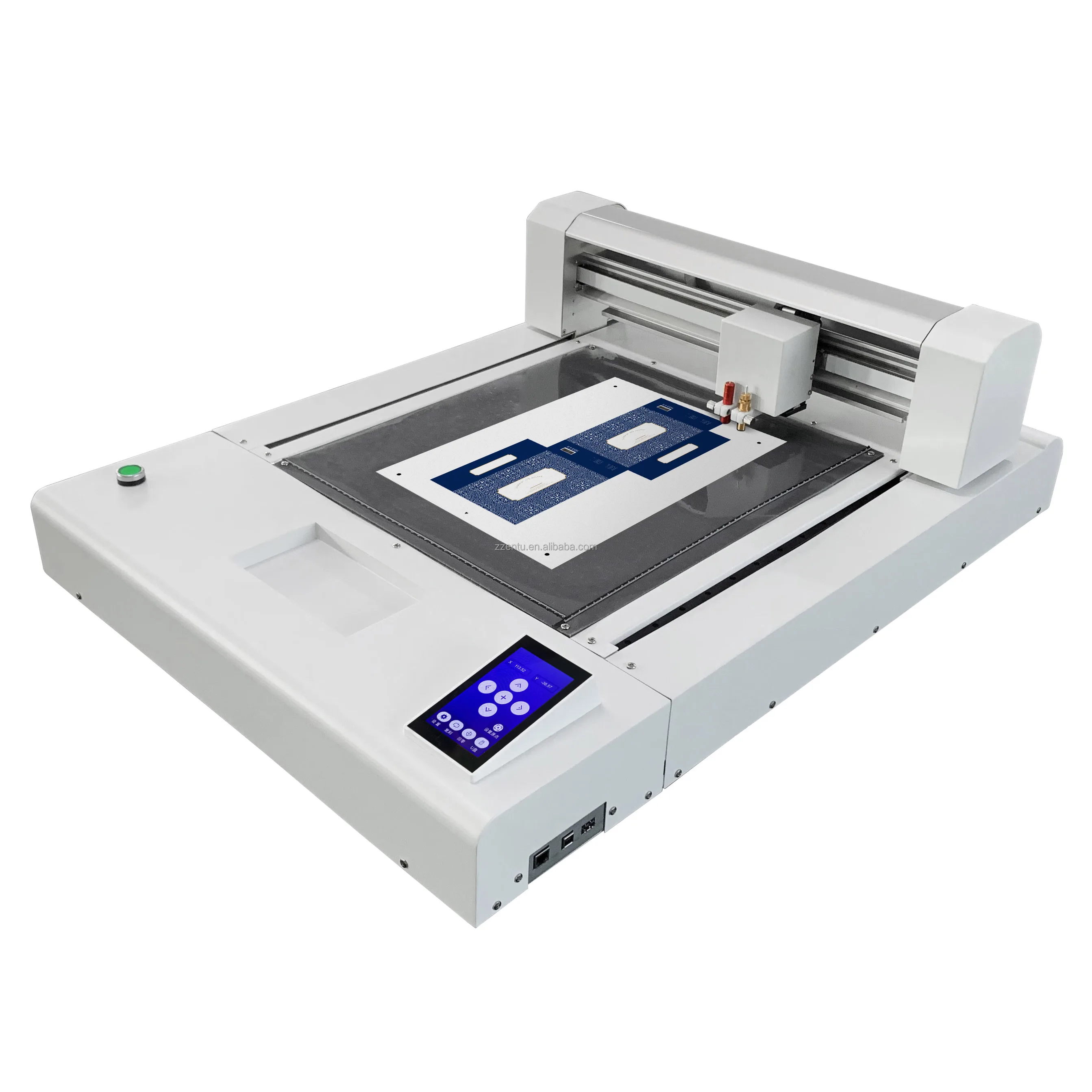 2024 new model desktop 50*35cm flatbed cutting plotter machine with cutting and creasing knife