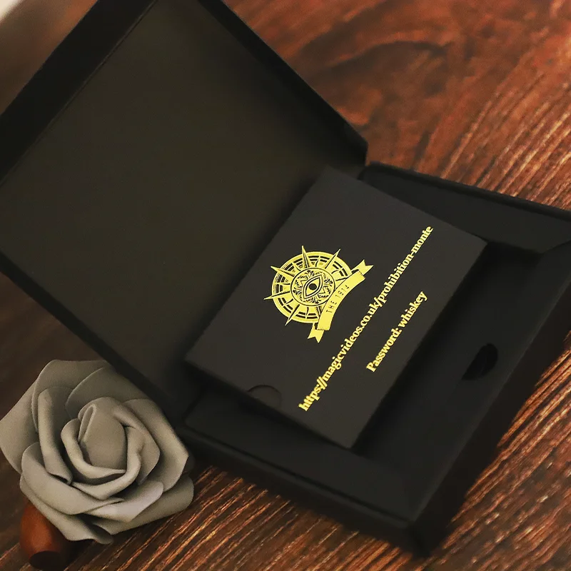 Custom Cool Black Gold Plated Playing Cards Gold Foil Waterproof Deck Cards Magic Poker Cards with Gift Box