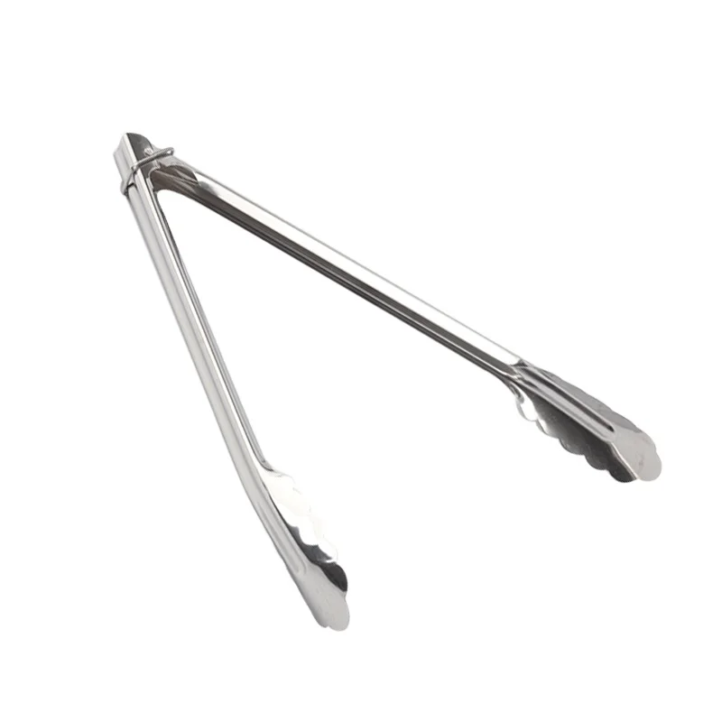 Nonstick Home and Kitchen Salad Bread Buffet Server Stainless Steel 12 Inch Cooking Barbecue Grilling Serving Food Tong