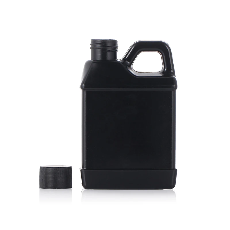 200ml black  HDPE Plastic F-Style Bottle engine oil bottle for machine