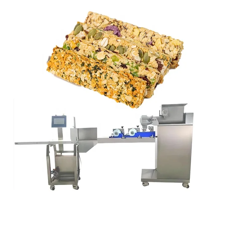 Sonya Crispy Peanut Candy Cereal Granola Bar Maker Cutting Making Machine