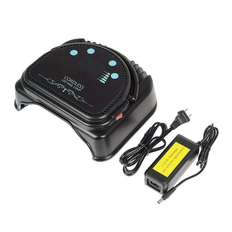 2020 ODM/OEM Cordless Rechargeable With Battery  Gel Nail Curing Lamp Dryer  64W UV LED Nail Lamp