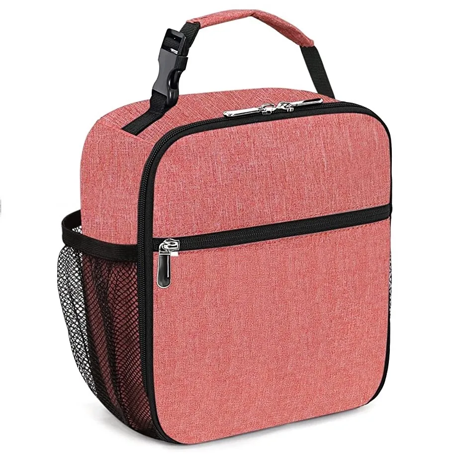 Fast Delivery Thermal Tote Cans Cooler Box Small Picnic Lunch Case Portable Insulated Lunch Box for Men Women Office School