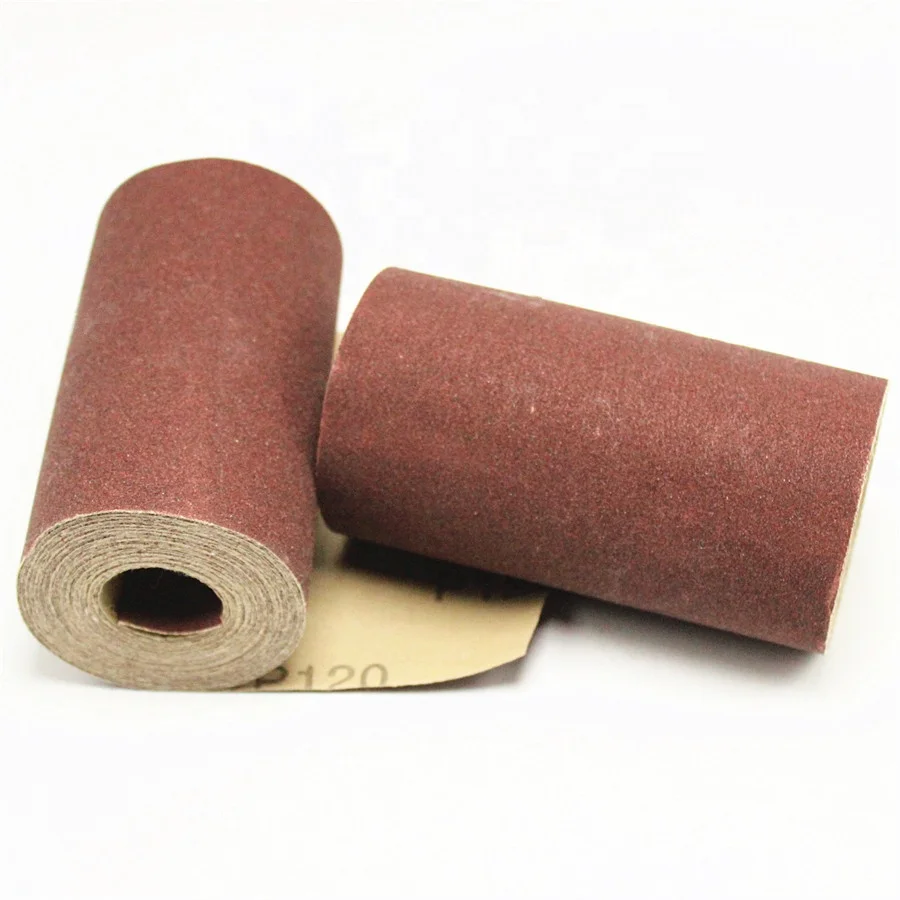 Multicolor Water aluminium oxide Sandpaper Roll for Polishing sanding paper disc