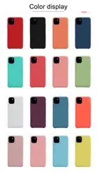 Skin-friendly Liquid Silicone Case for iPhone 3 Sides Polished Silicone Phone Cover for iPhone 12/13 Mini/Pro/Pro Max