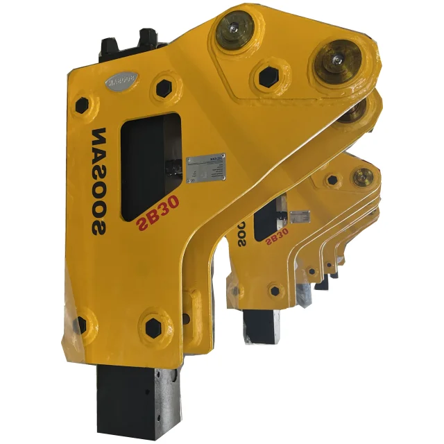 Manufacturer Supplier  Hydraulic Breakers SOOSAN  SB 30 SIDE Type With Chisel 140mm For Excavator 18 to 26 Tons