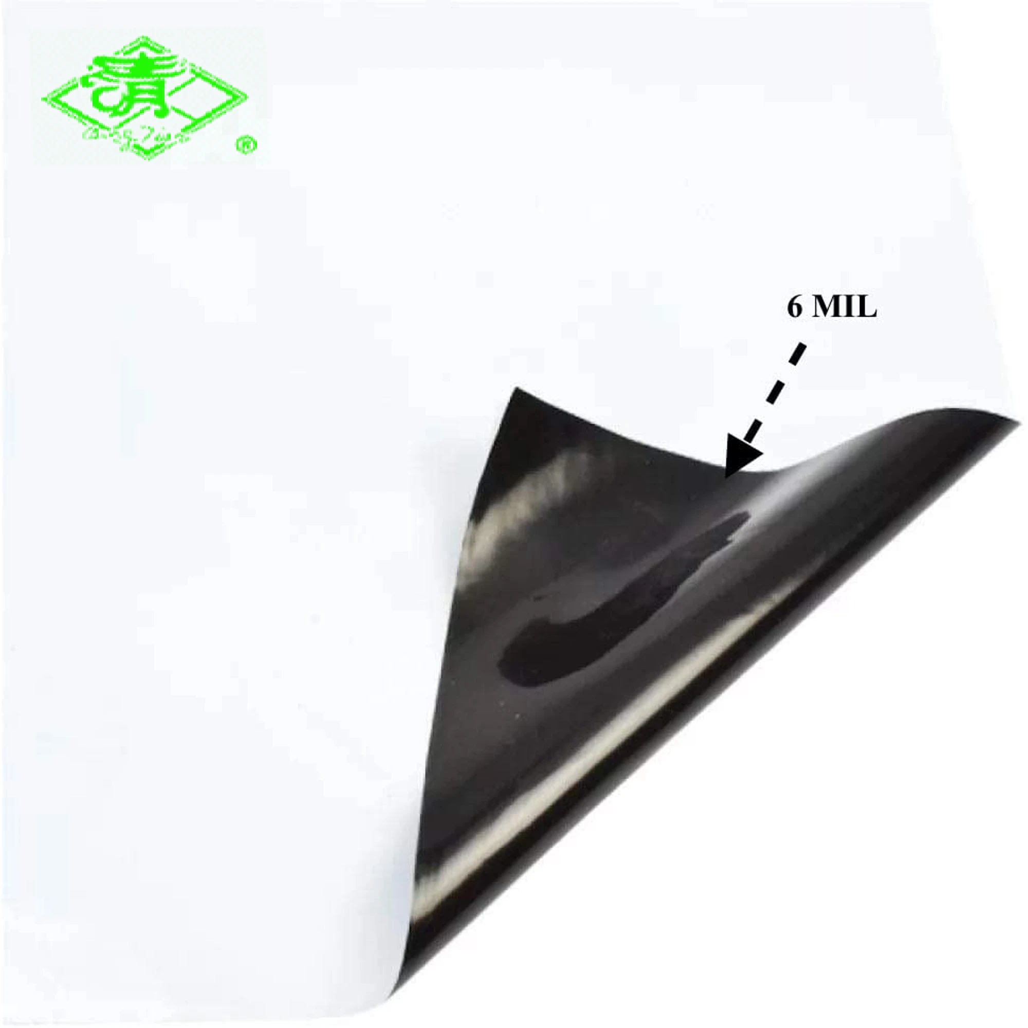 6 mil Silage plastic blackout agricultural film black white silage bunker cover greenhouse panda film poly silage cover