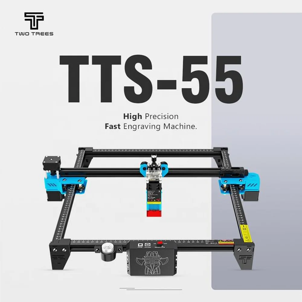 TTS-55 engraving machine router woodworking 3d laser engraving machine price mini for dog tag laser engraving machines