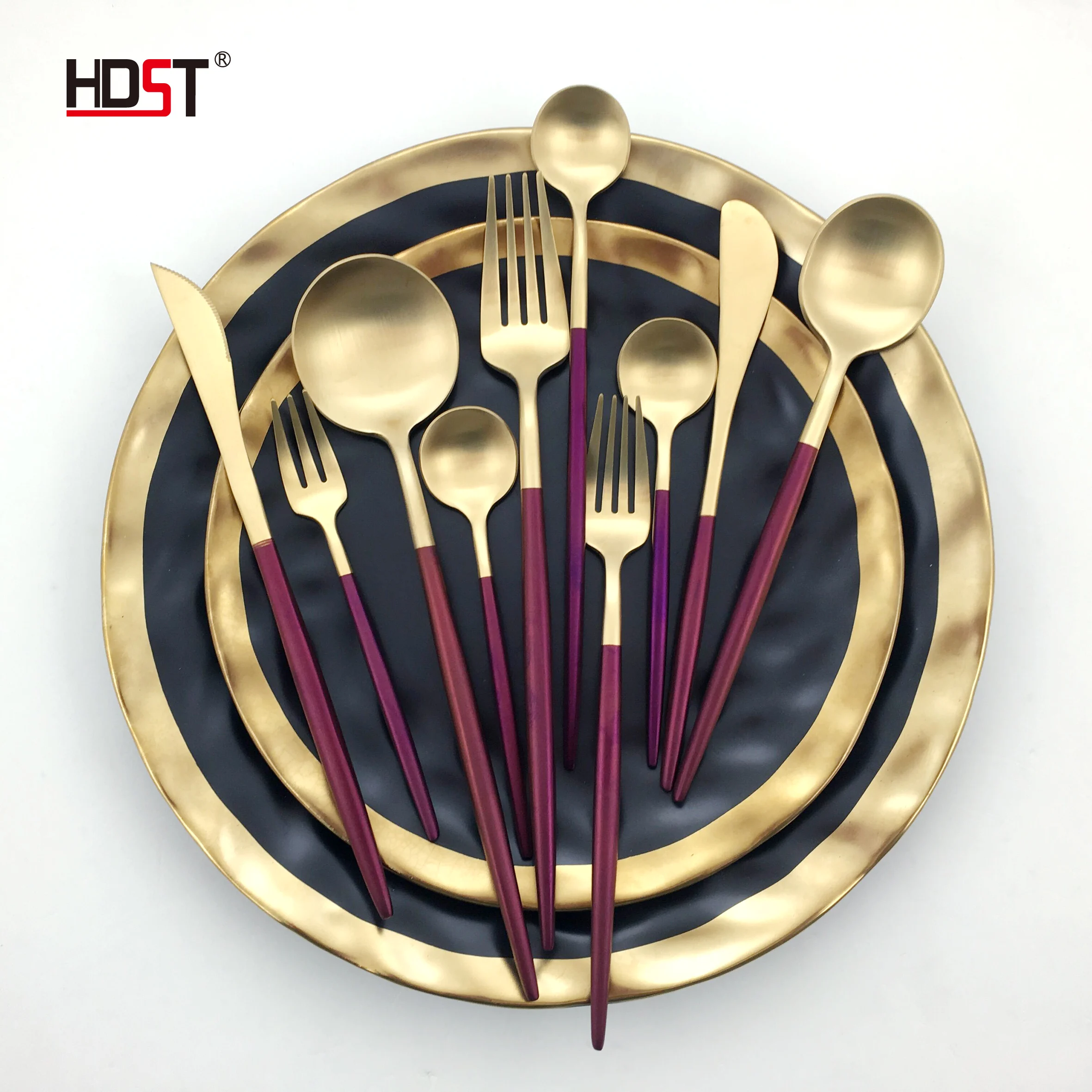 
Cutipol goa flatware luxury gold plated silverware set, Portugal style stainless steel wedding tableware cutlery set 