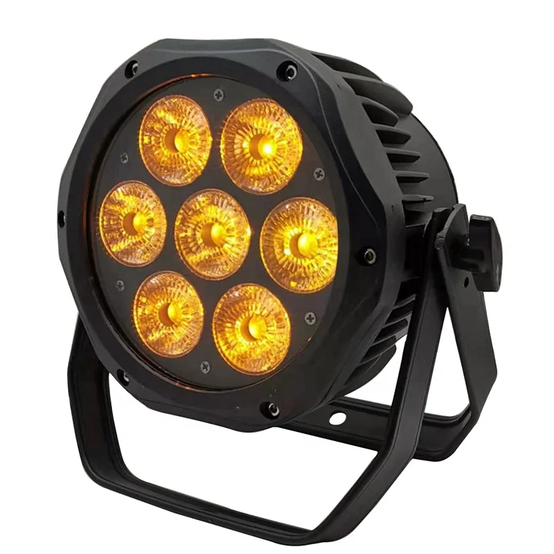 outdoor led par 64 rgbw dmx stage lighting 7x10w 5in1 rgbwa stage/party rgb led cheap light