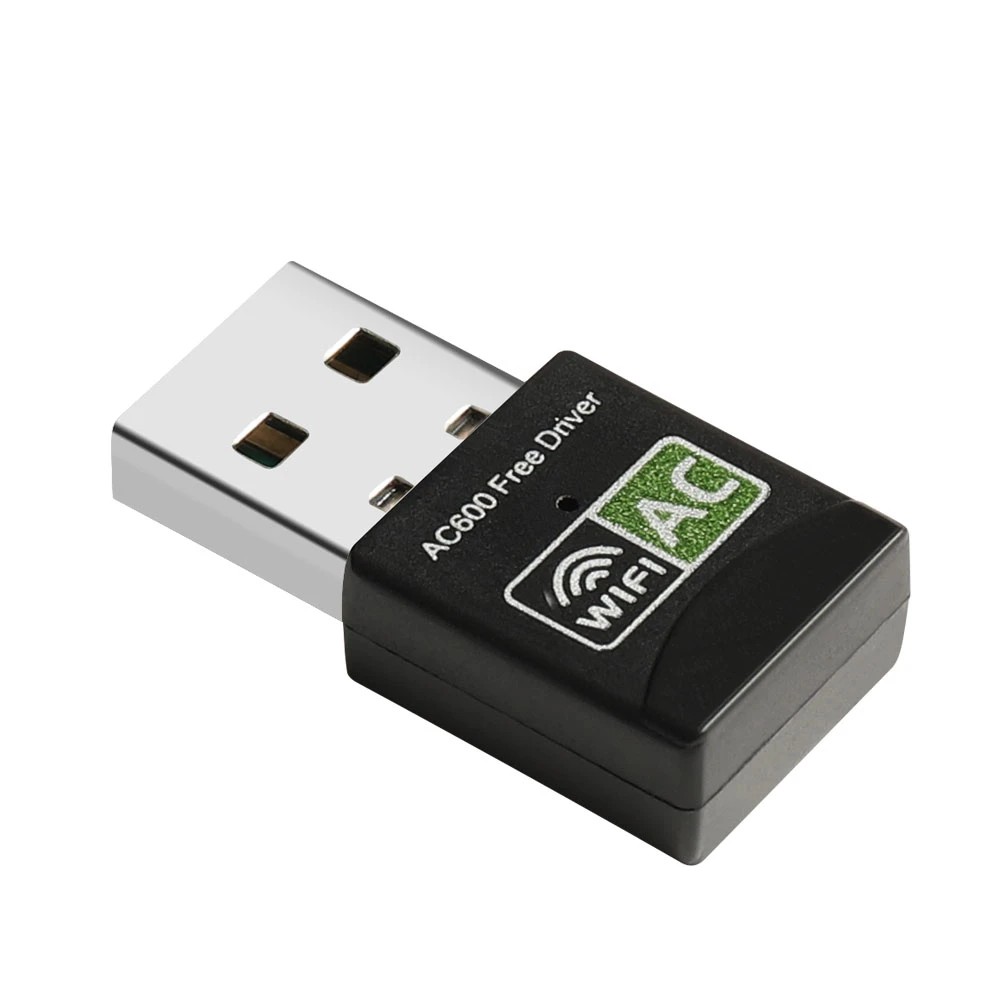 2 4 ГГц 5 AC600 двухдиапазонный Wi-Fi адаптер с USB 0 Беспроводной ключ для