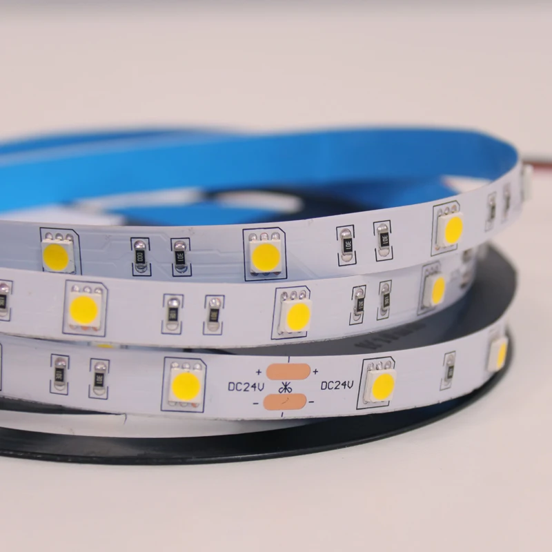 60LED 120LED White Red Green Blue 12V LED Strip Lights Waterproof SMD 2835 60LEDs/M Flexible LED Strip Tape Ribbon