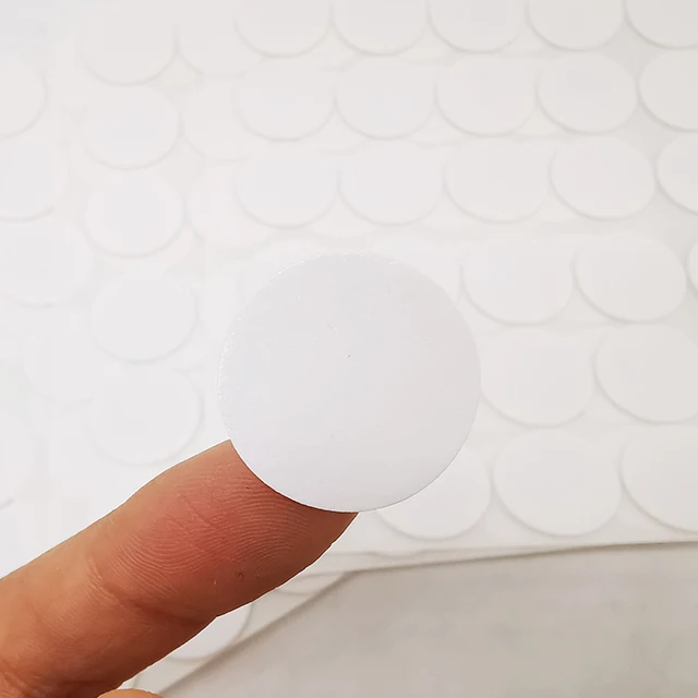 LWS02  100pcs Stickers Candle Wick Glue Heatproof Glue Adhere Steady in Hot Wax Double-Sided Stickers for Candle Making