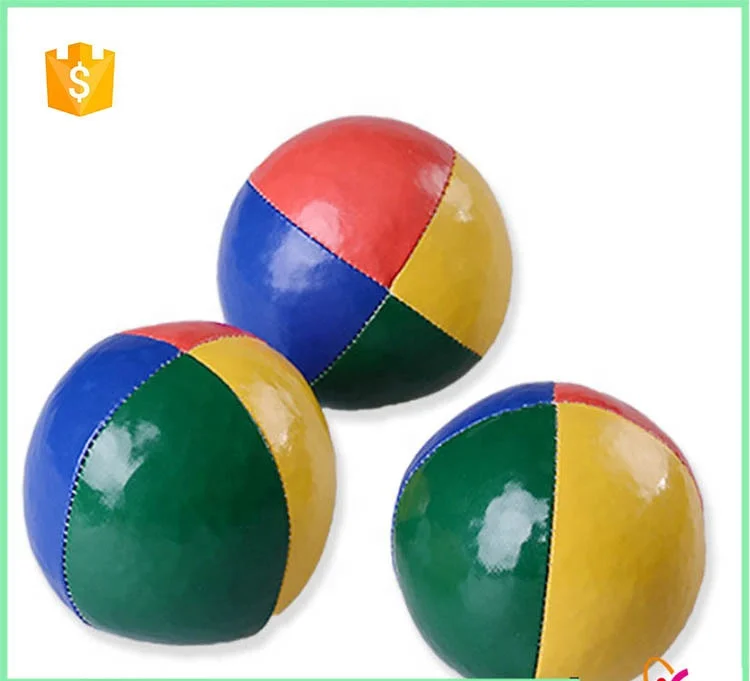 Wholesale Juggling ball toy balls classic 4 panel juggling balls hacky sack