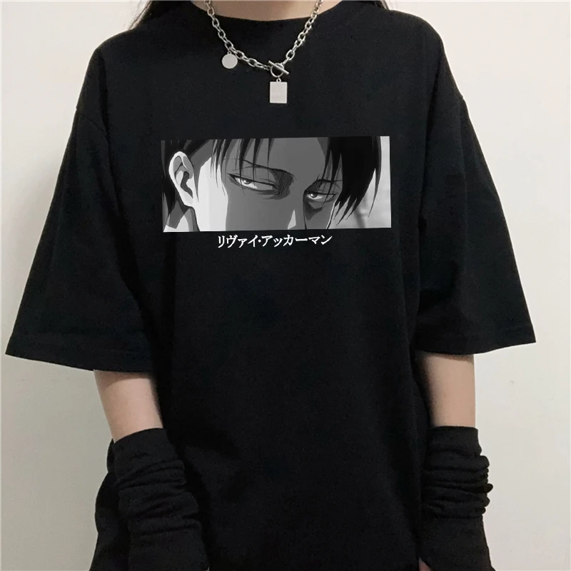 
Women graphic tshirt drop shoulder t-shirts 100% polyester tee japanese harajuku anime t shirts 