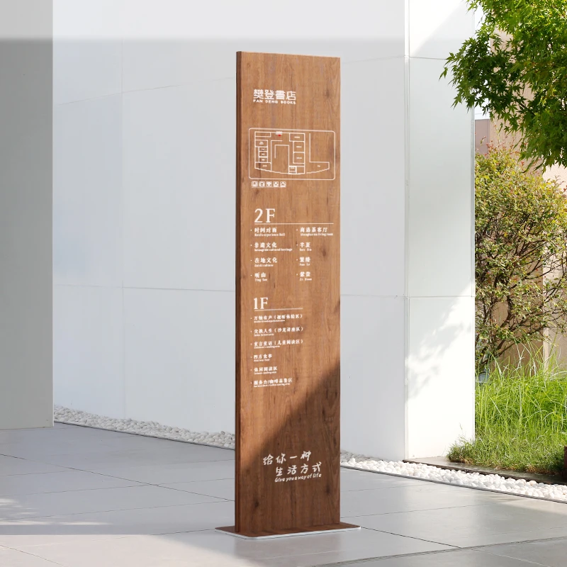 Message pylon signs shopping mall  information guide signShopping Mall Wayfinding Sign  Road Guide Sign for Indoor Use-for Sale