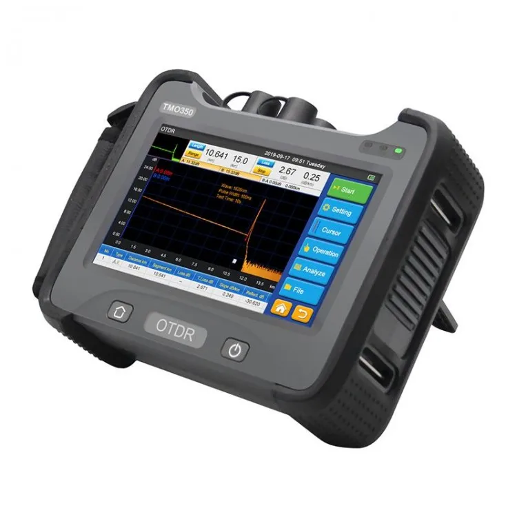  TMO350-S-32 КПМ операции VFL МОЗМ 1310/1550NM 30/32DB Оптический измеритель коэффициента отражения методом временных интервалов комплект OTDR тестер