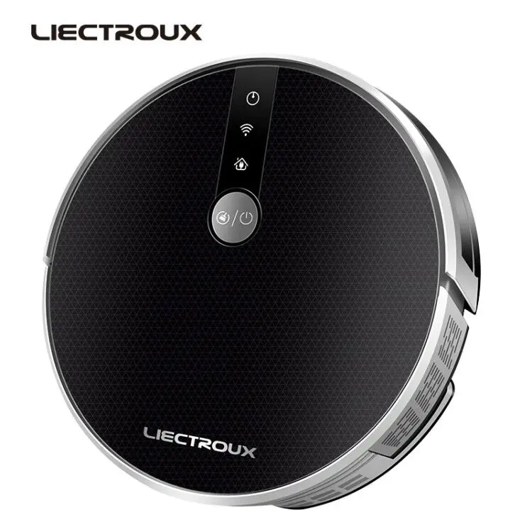 Long Time Vacuuming and Cleaning Mop Robot Vacuum LIECTROUX C30B Wifi Controlled Electric Control Water Tank