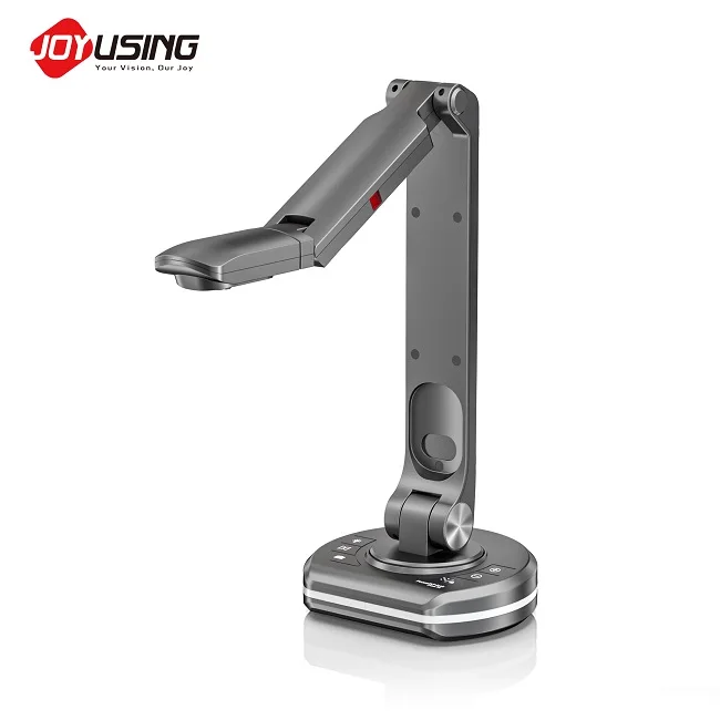 Document Camera Best 4K UHD 13MP Visualizer Price With 6 Touch Buttons and Microphone For Remote Work Web Conferencing