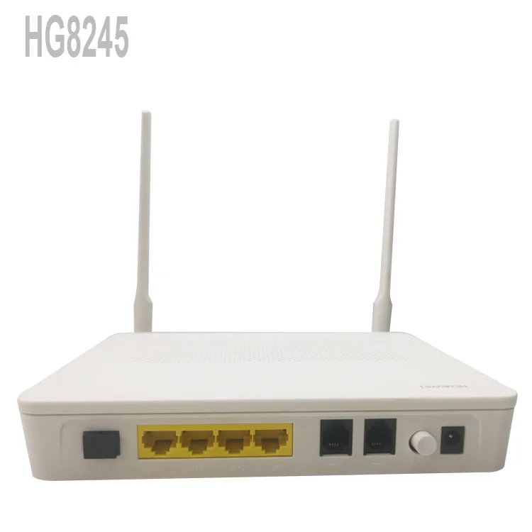 Fiber Ont Sc/Apc Router Hg8245 Hg8245A Hg8245C 4Ge+Wifi+2Pots +1Usb Fttx Node Box Network System Gpon Sfp Onu Ftth Ont Modem