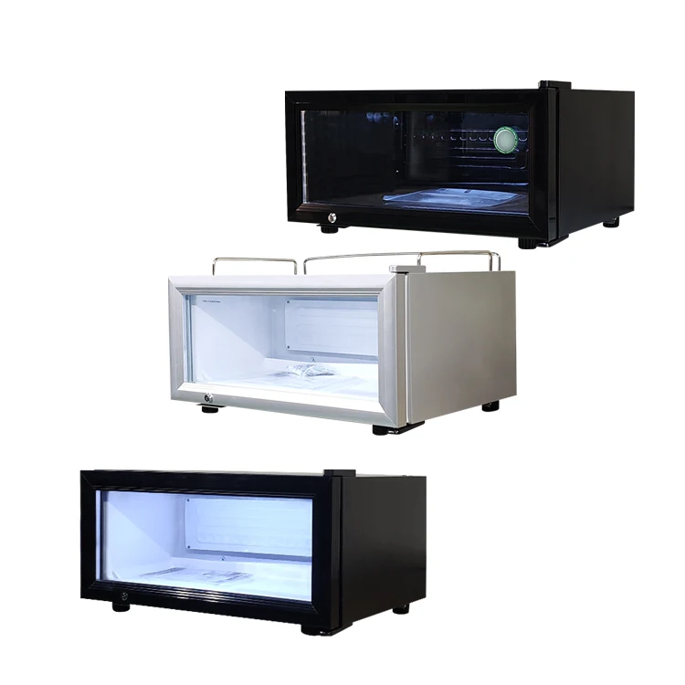 Meisda SC25H 25L flat mini beverage showcase mini fridge with top LED bar