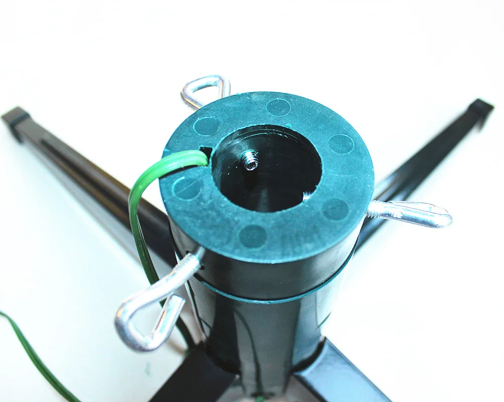 360 Degree Rotating Electrical Christmas Tree Stand Iron Legs GS UL Qualified