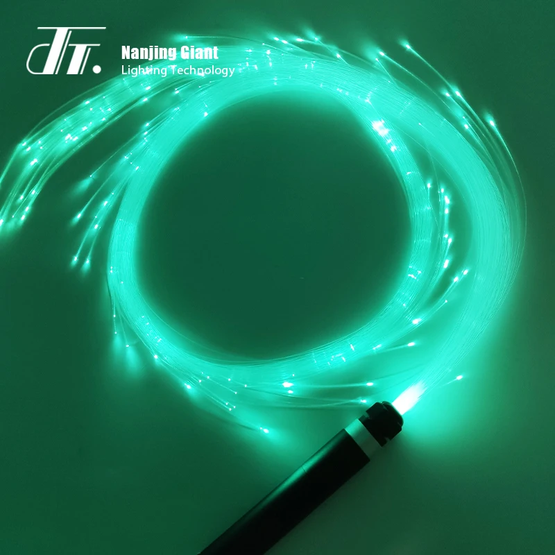 8 видов цветов LED волоконно-оптическая RGB блестящая танцевальная