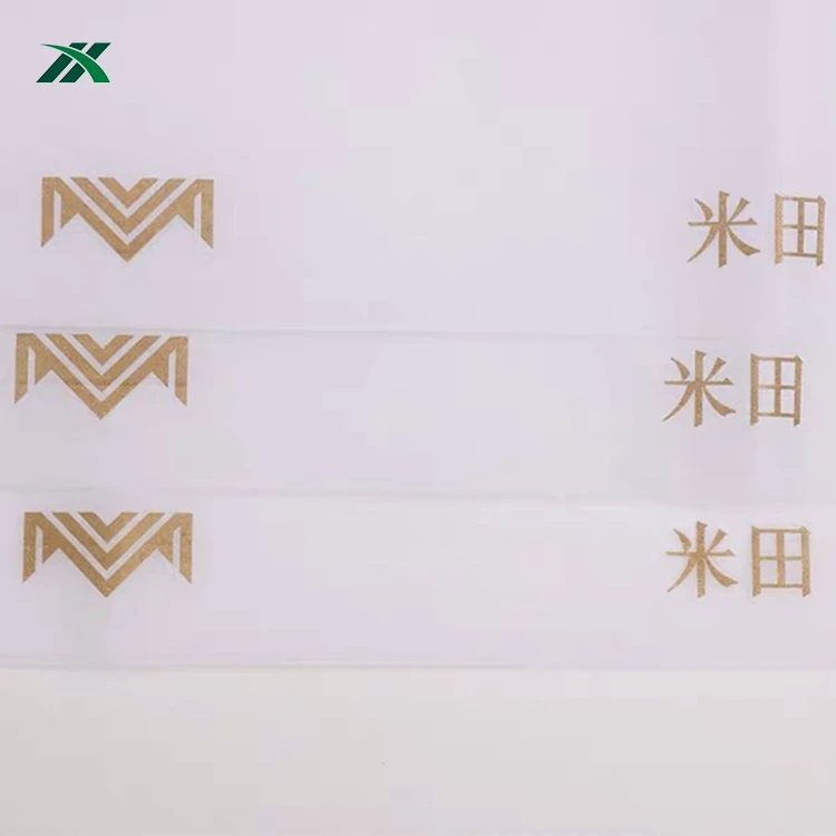 Профессиональная печать логотипа золото папиросной бумаги