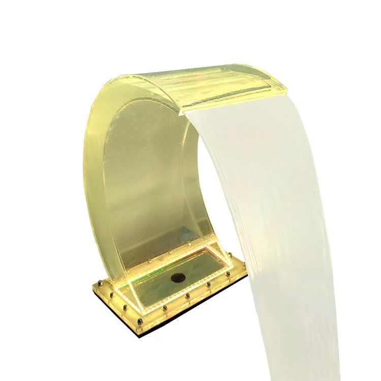 Free Standing Pond Fountain Outdoor Garden Ornament Acrylic Water Fall For Swimming Pool