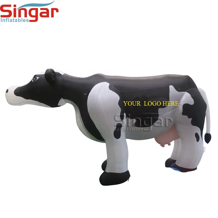 PVC inflatable cow big size milk cow for advertising