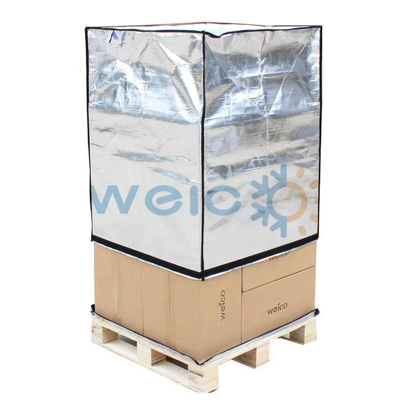 Reflective  Waterproof Aluminum Foil Woven Pallet Cover