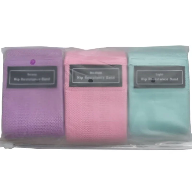 Super September Hesenlan 3Pcs set Latex Resistance Band Bands Set With Foam Handles For Exercise Workout Fitness Kits