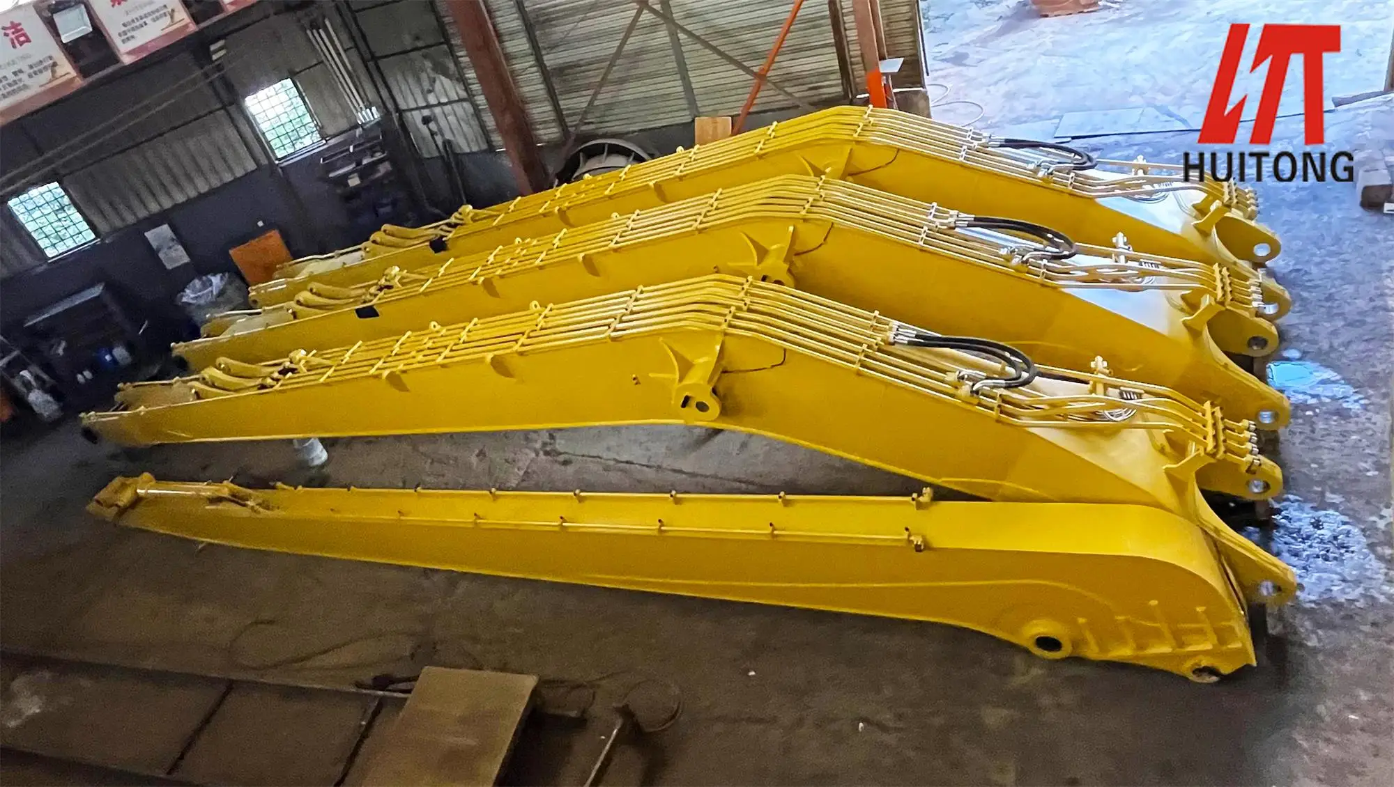 Excavator Long Reach Boom Attachment High-Efficiency Boom Deep Digging Long Arm