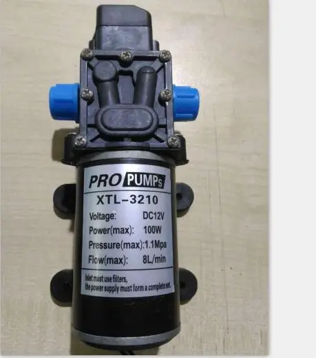 DC12V 24V small electric High pressure booster 100w diaphragm pump