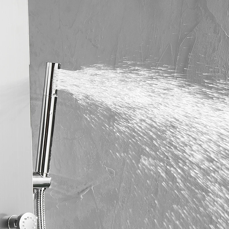 FLG 2023 современный стиль Горячая и холодная вода 304 из нержавеющей стали настенная панель для отеля ванная комната смеситель