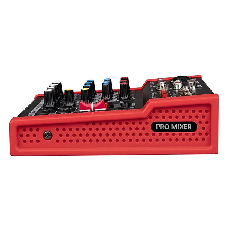 Mini  Mixer Console Mp5 for Home Using Small Show with Soundcard bluetooth Pc Recording