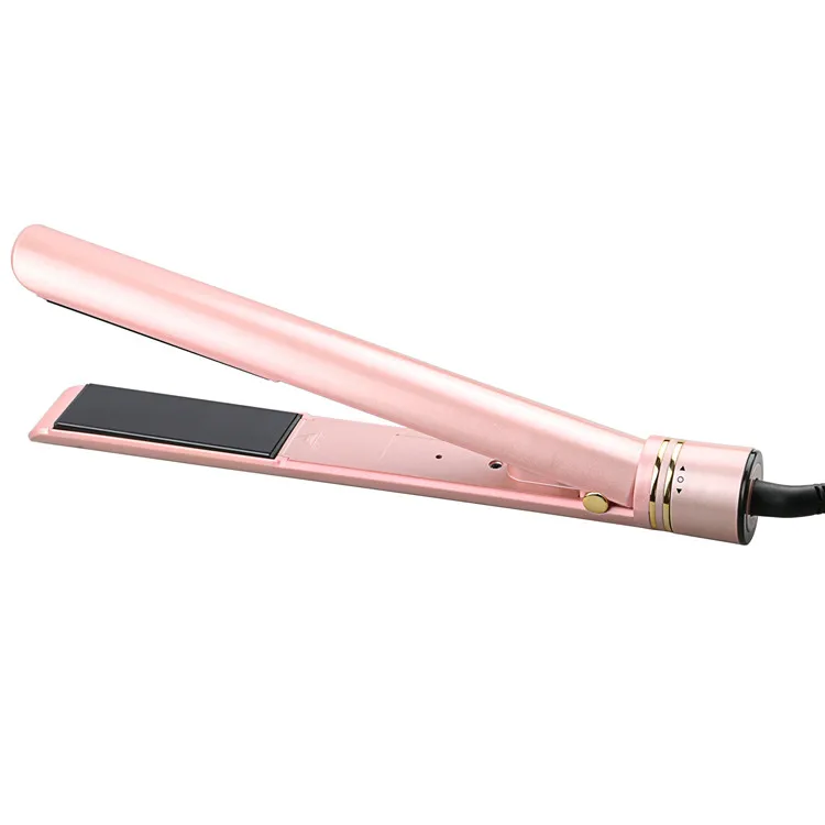 professional flat iron hair straightener keratin salon tools 2 in 1 Infrared hair straightener and curler