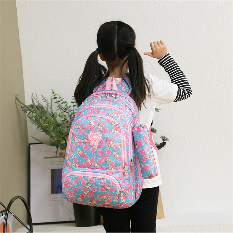 korean trend custom casual large bagpack backpack school girls children