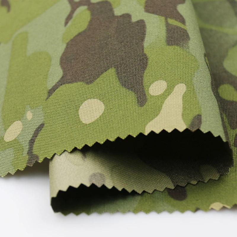 Waterproof 100% nylon PU coating camo multicam tropic 500D Cordura fabric