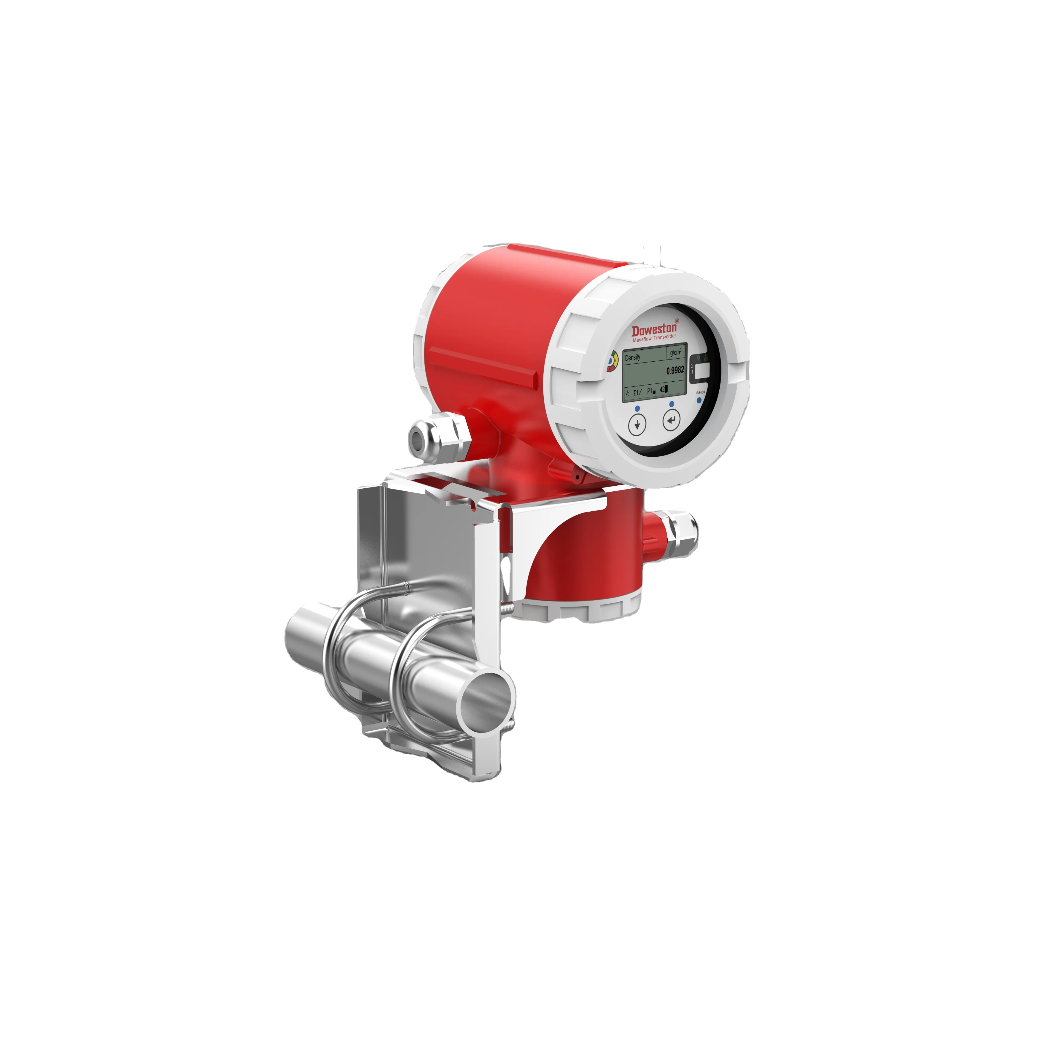 MOQ1 Industrial Digital Smart Converter sus316 Steam Oval Gear Hydraulic  Oil Oxygen gas Transmitter  Coriolis Mass Flow Meters