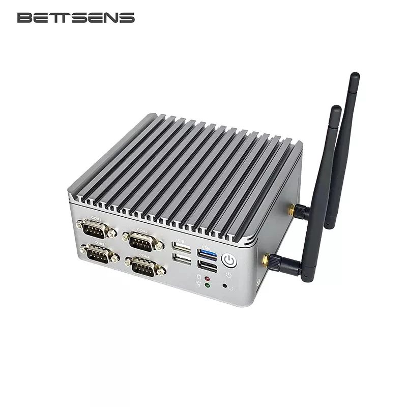 Mini Desktop PC Computer Bay Trail J1900 Processor Quad Core 2.0 GHz Dual LAN Ports 4 USB 4 COM